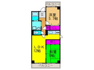 デイグラン豊中の物件間取画像